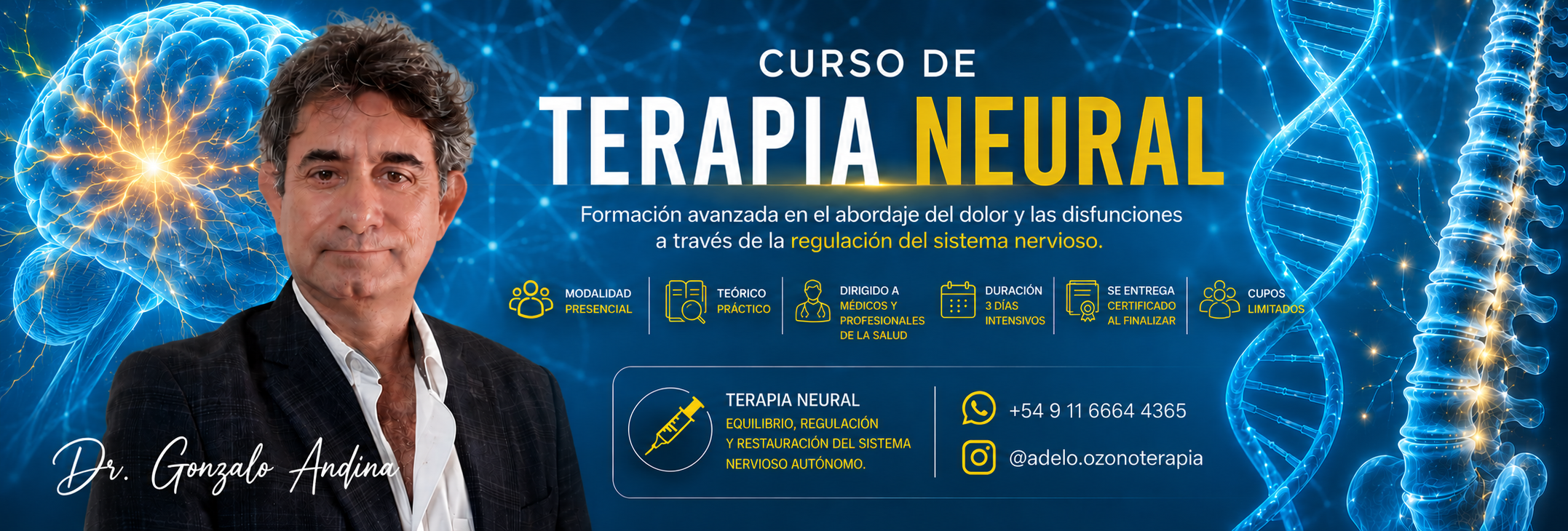 Curso de ozonoterapia.Curso para médicos enfermeros y profesionales de la salud.PRP ozonizado.Medicina estética y ozonoterapia